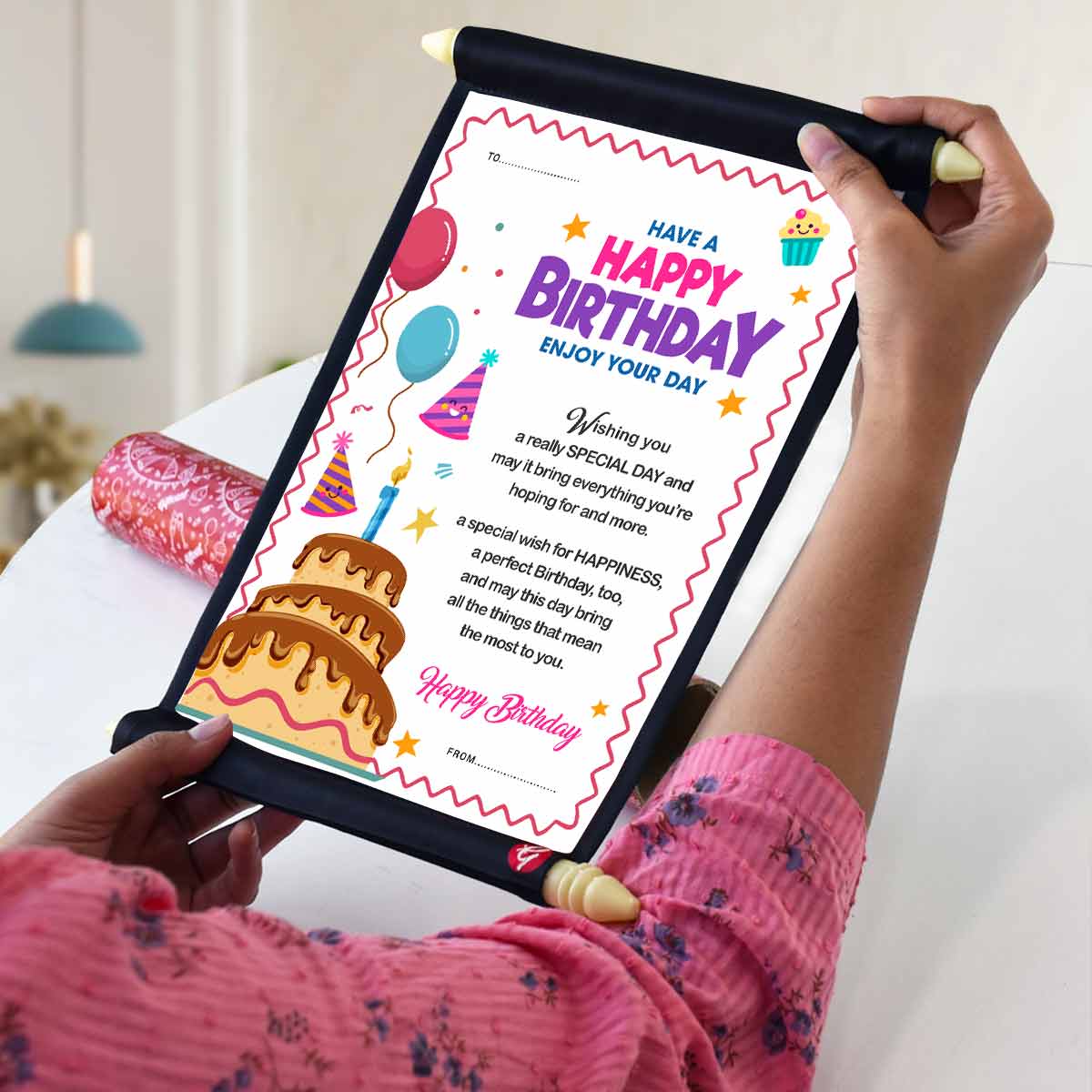 Personalised Birthday Special Scroll