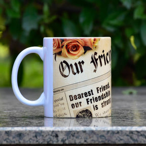 Quote Printed Coffee Mug Gift for Friendship Day