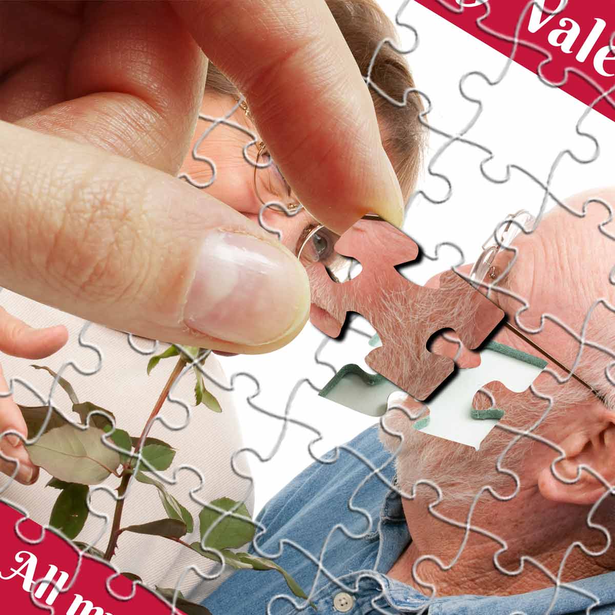 Personalised Valentine Jigsaw Keepsake