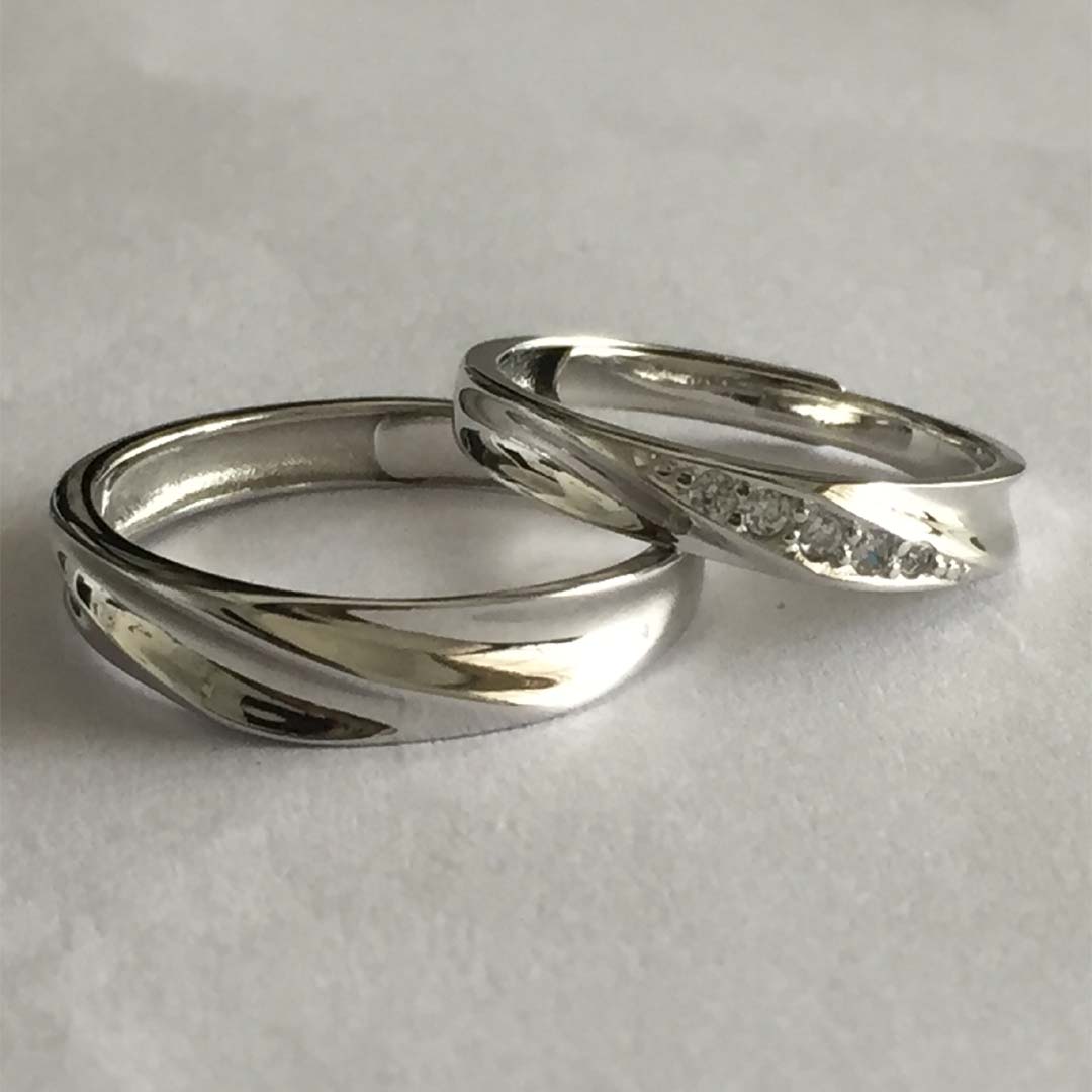 Promise Sterling Silver Rings For Couples