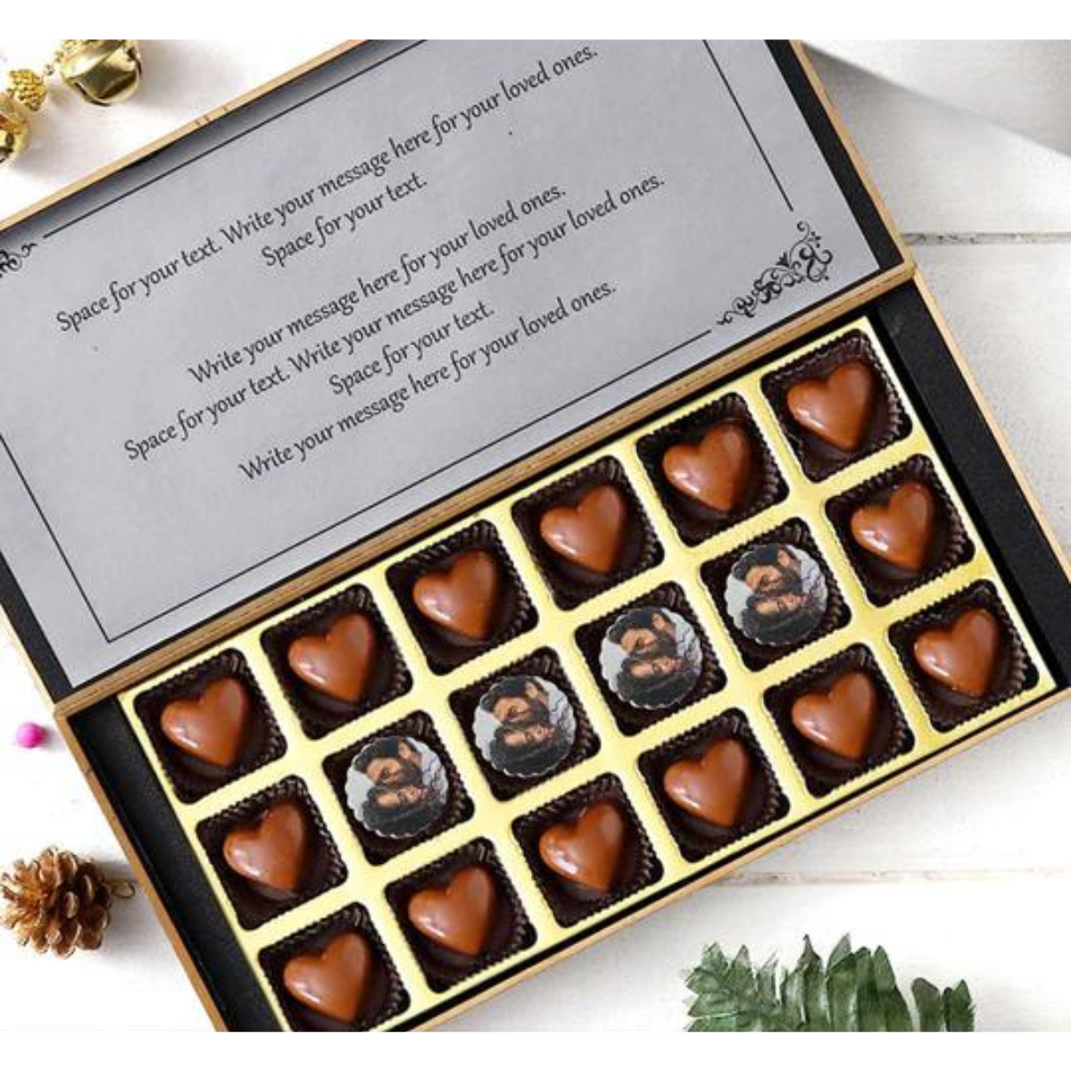 My Sweet Love Valentine Personalised Photo Chocolate