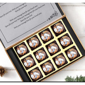 Thank You Personalised Photo Chocolate
