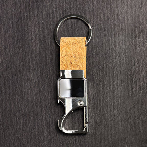 Cork keychain-Beige