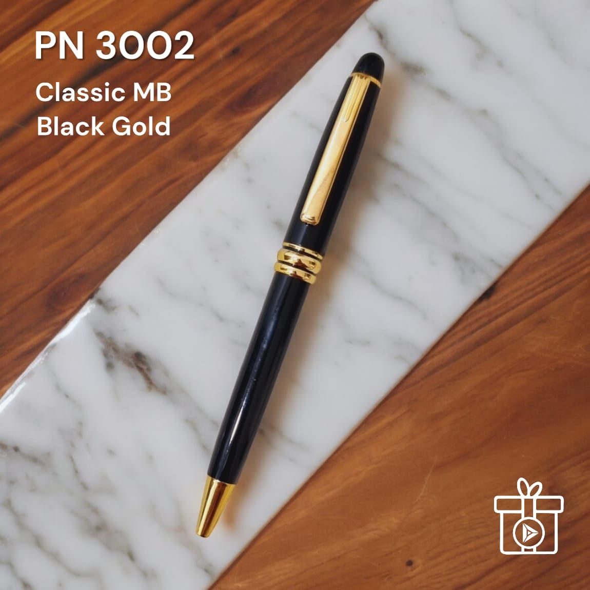 Classic MB Black and Gold Pen
