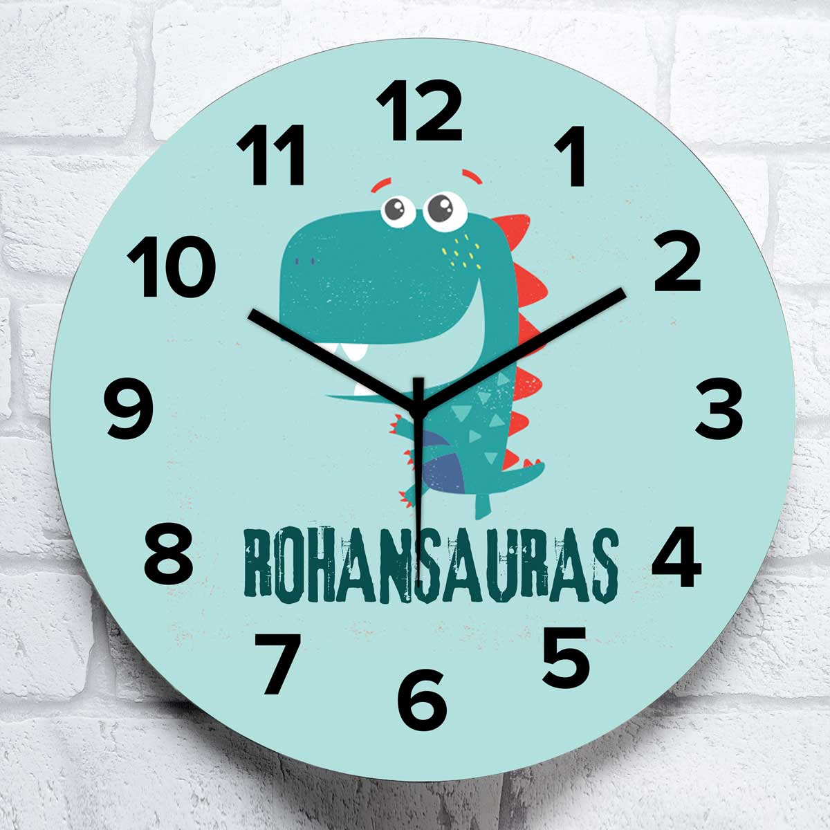 Personalised Namesaurus Clock