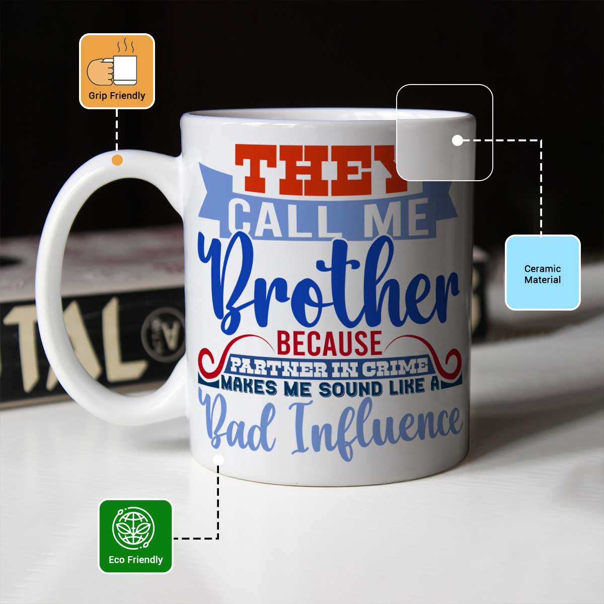 Partners in Crime Coffee Mug