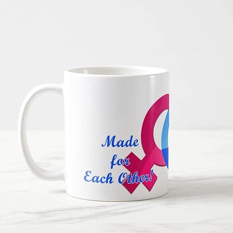 The Made For Each Other Couple Mugs Set of 2