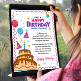 Personalised Birthday Special Scroll