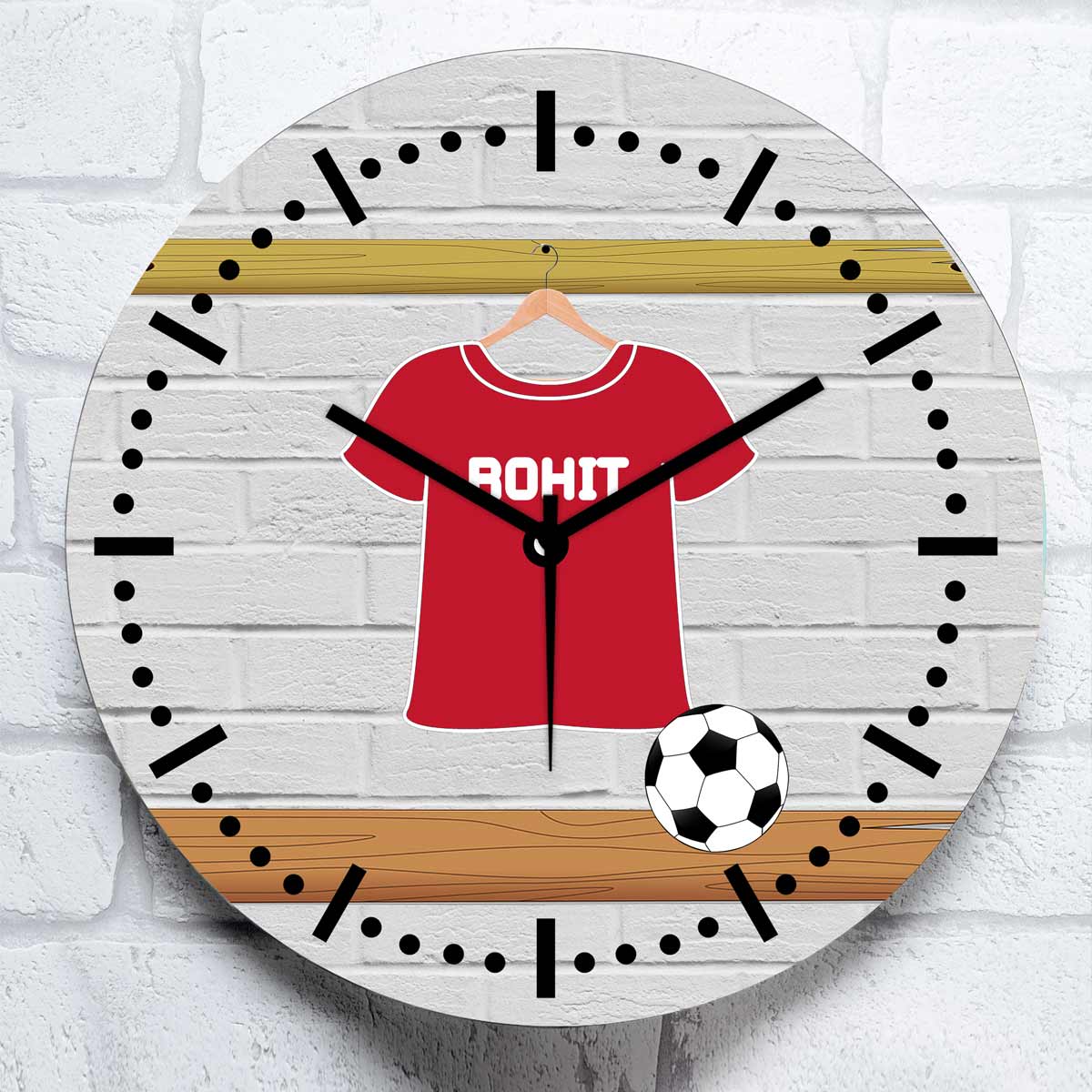 Personalised Football Love Clock