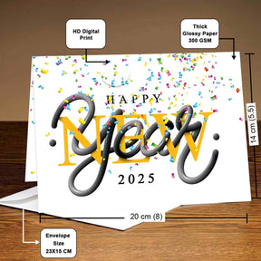 New Year Greeting Card 2025