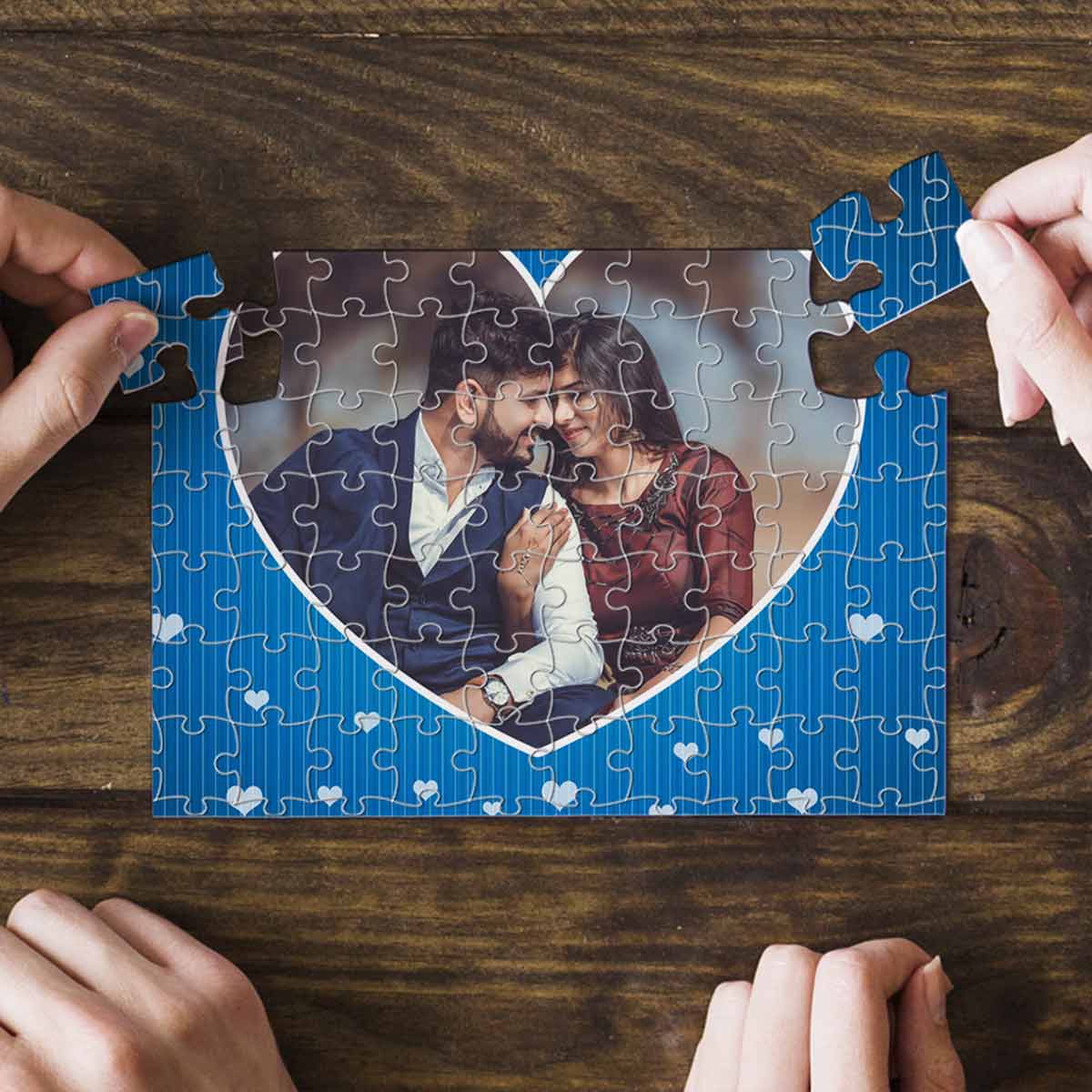 Personalised Heart Shape Puzzle