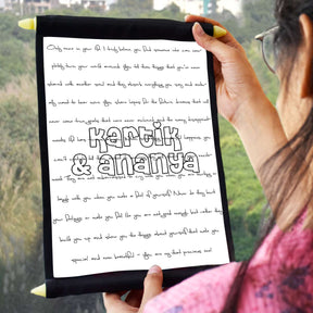 Personalised Loving Words Scroll