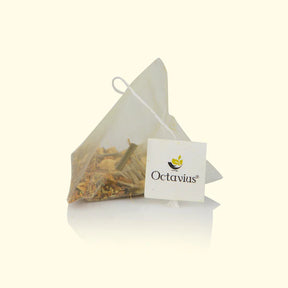 Octavius Spiced Turmeric Herbal - 20 Enveloped Pyramid Tea Bags