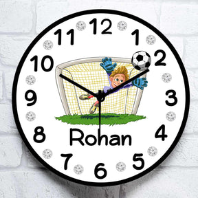 Personalised Football Hero Clock