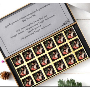 Wedding Anniversary Printed Personalised Photo Chocolate
