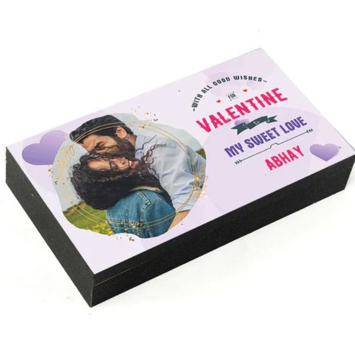 My Sweet Love Valentine Personalised Photo Chocolate