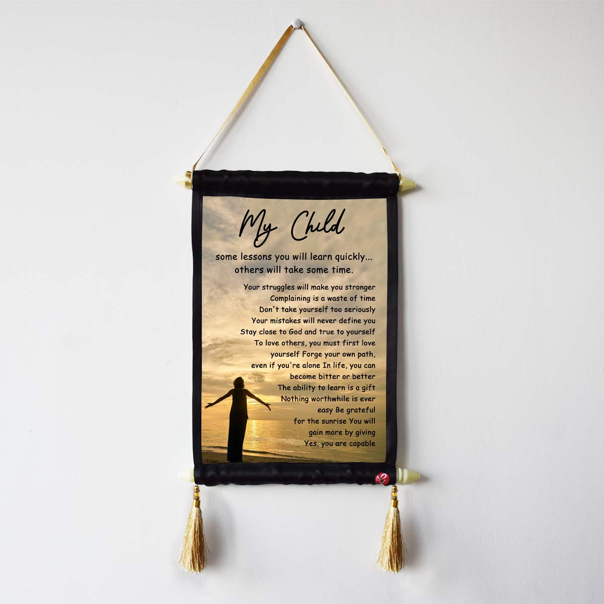 My Child Satin Scroll