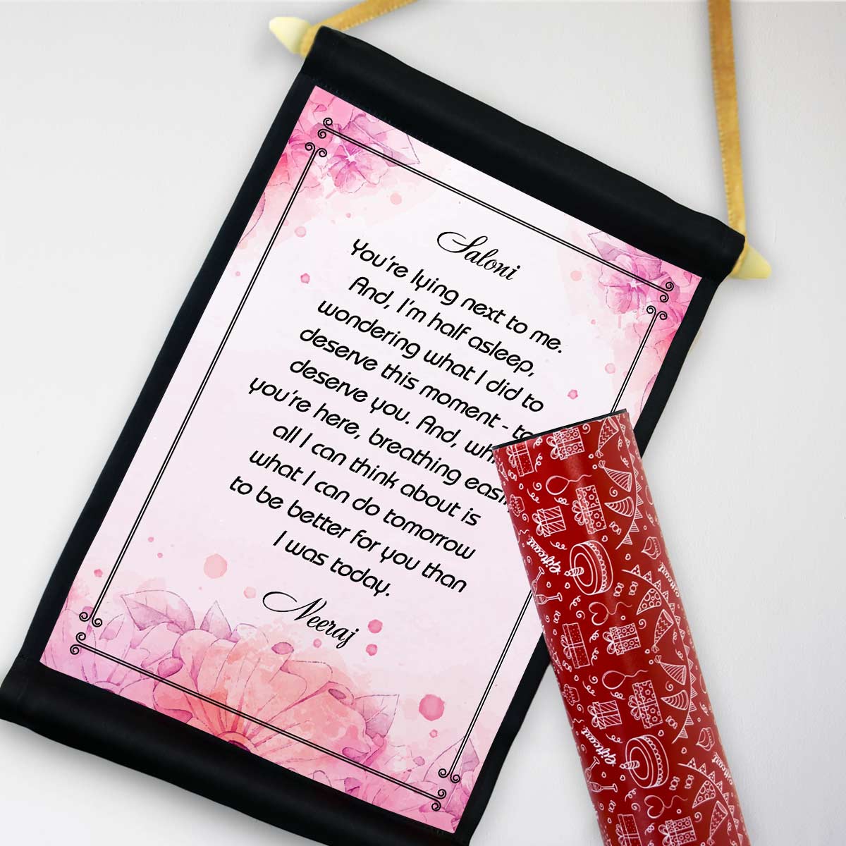 Personalised My Love for you Scroll