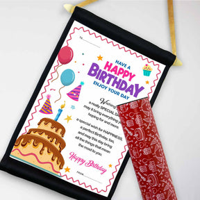 Personalised Birthday Special Scroll