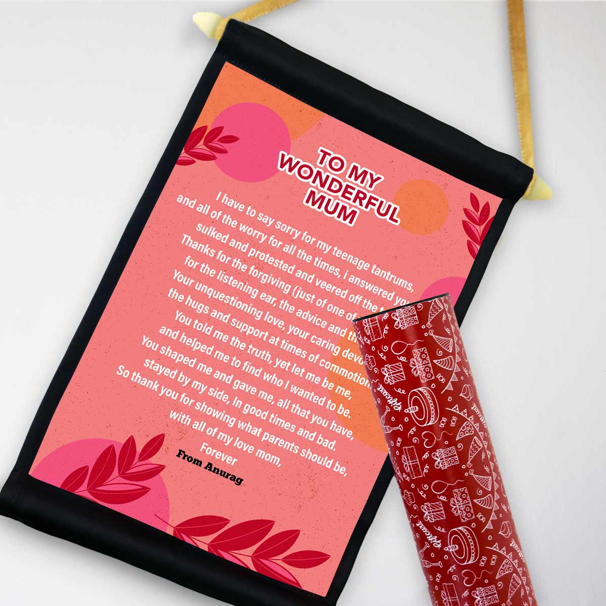 Personalised My DearMom Scroll Present for Your Mother