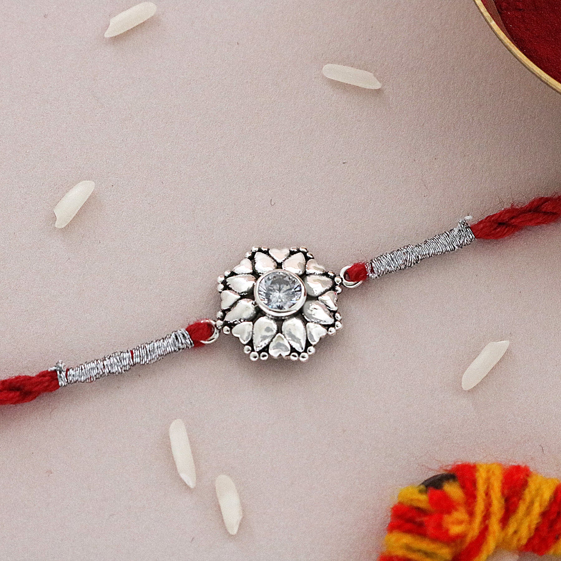 Daffodil Silver Rakhi