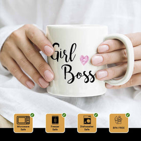 Personalised Girl Boss Mug