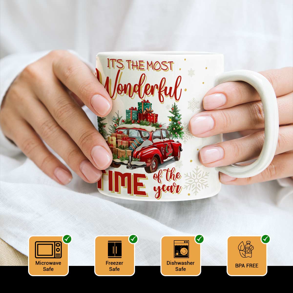 Wonderful time of Year Coffee Mug For Merry Christmas Day