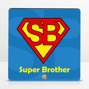 Super Brother Keepsake And Choco Rakhi Gift Hamper For Bro
