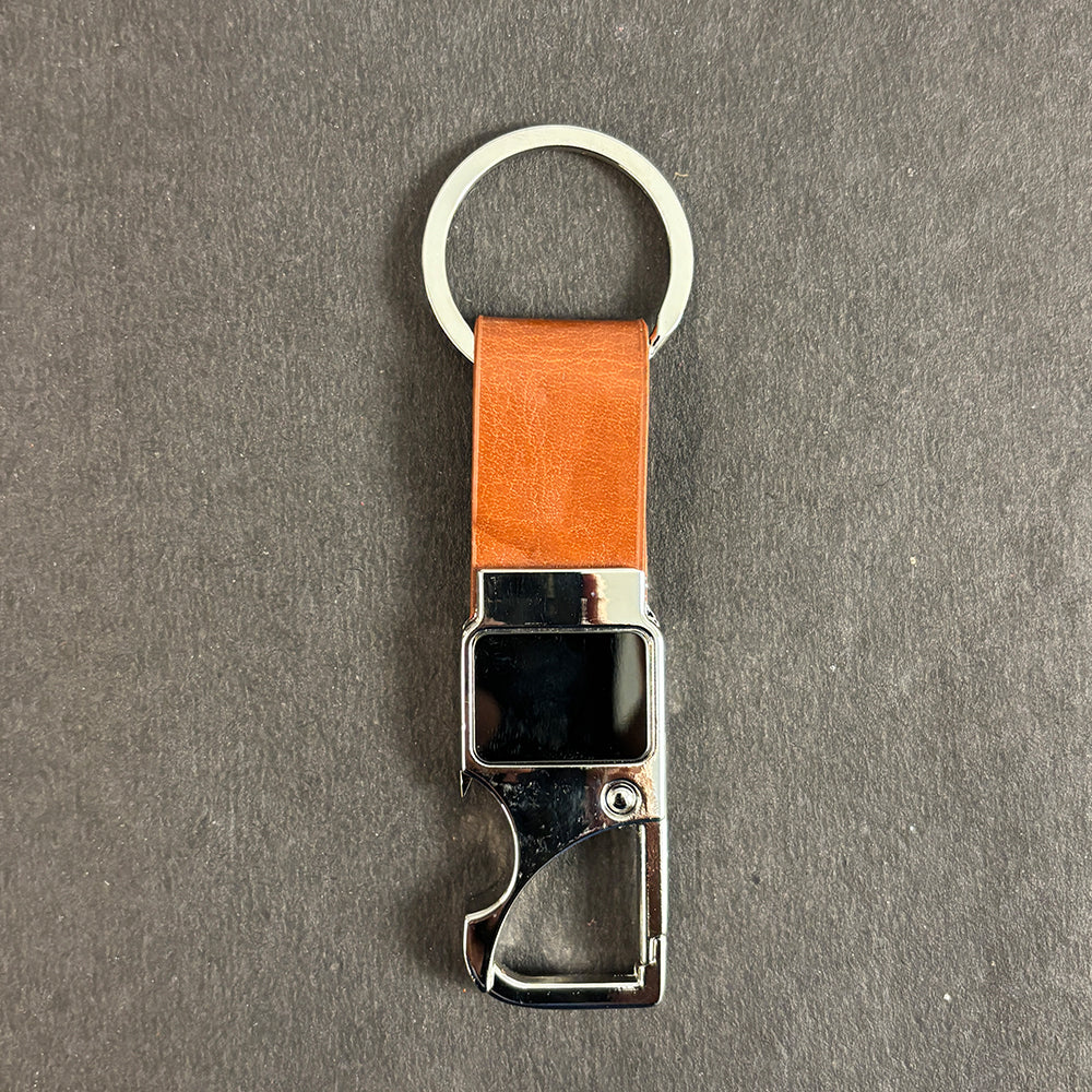 Tan keychain