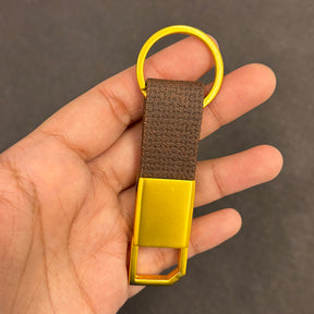 Brown & golden keychain