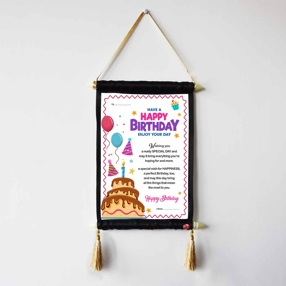 Personalised Birthday Special Scroll