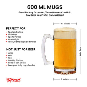 Personalised Made Of Each Other Beer Mug