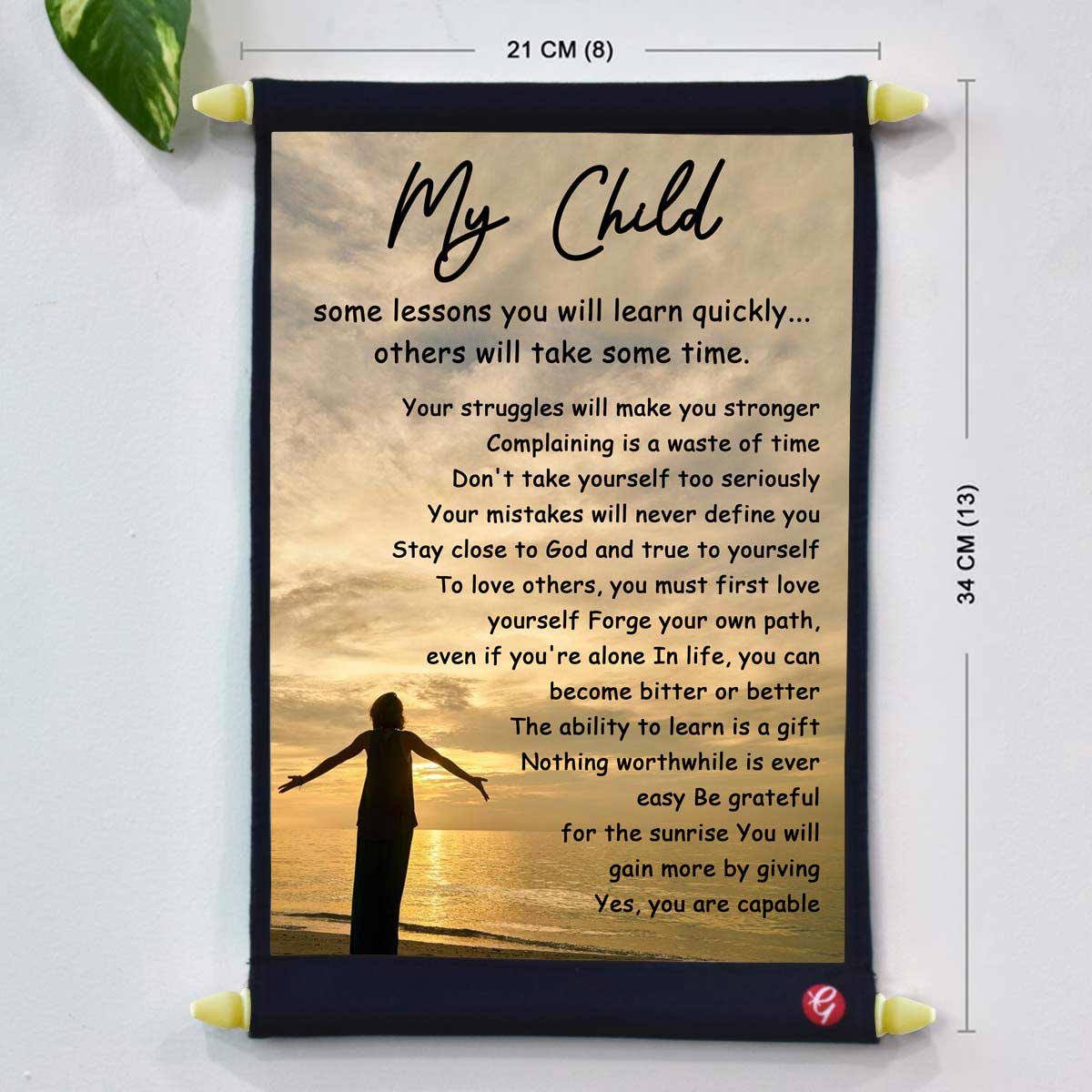 My Child Satin Scroll