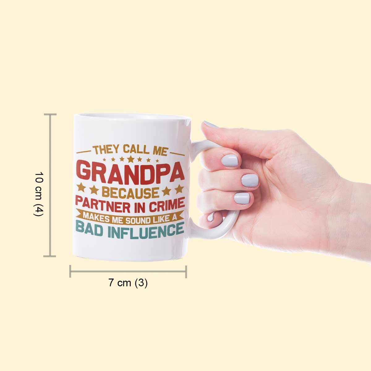 They Call Me Grandpa Because Partner in Crime Coffee Mug Gift