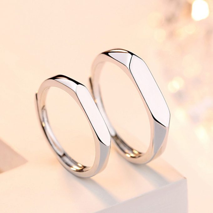 I LOVE YOU Couple Rings DIY Engrave Name Date Stainless Steel Wedding Rings  | eBay