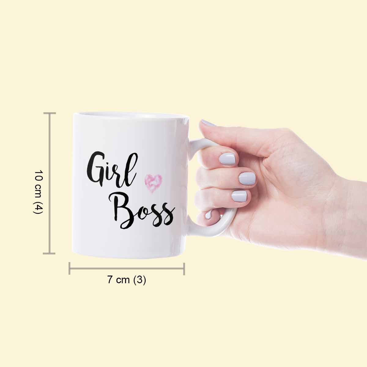 Personalised Girl Boss Mug