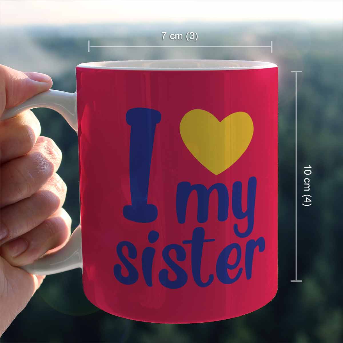 I Love My Sister Mug