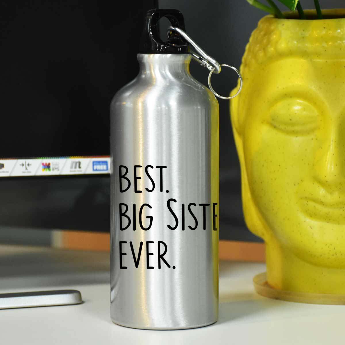 World's Best Sister Printed Sipper Bottle Gift for Sister