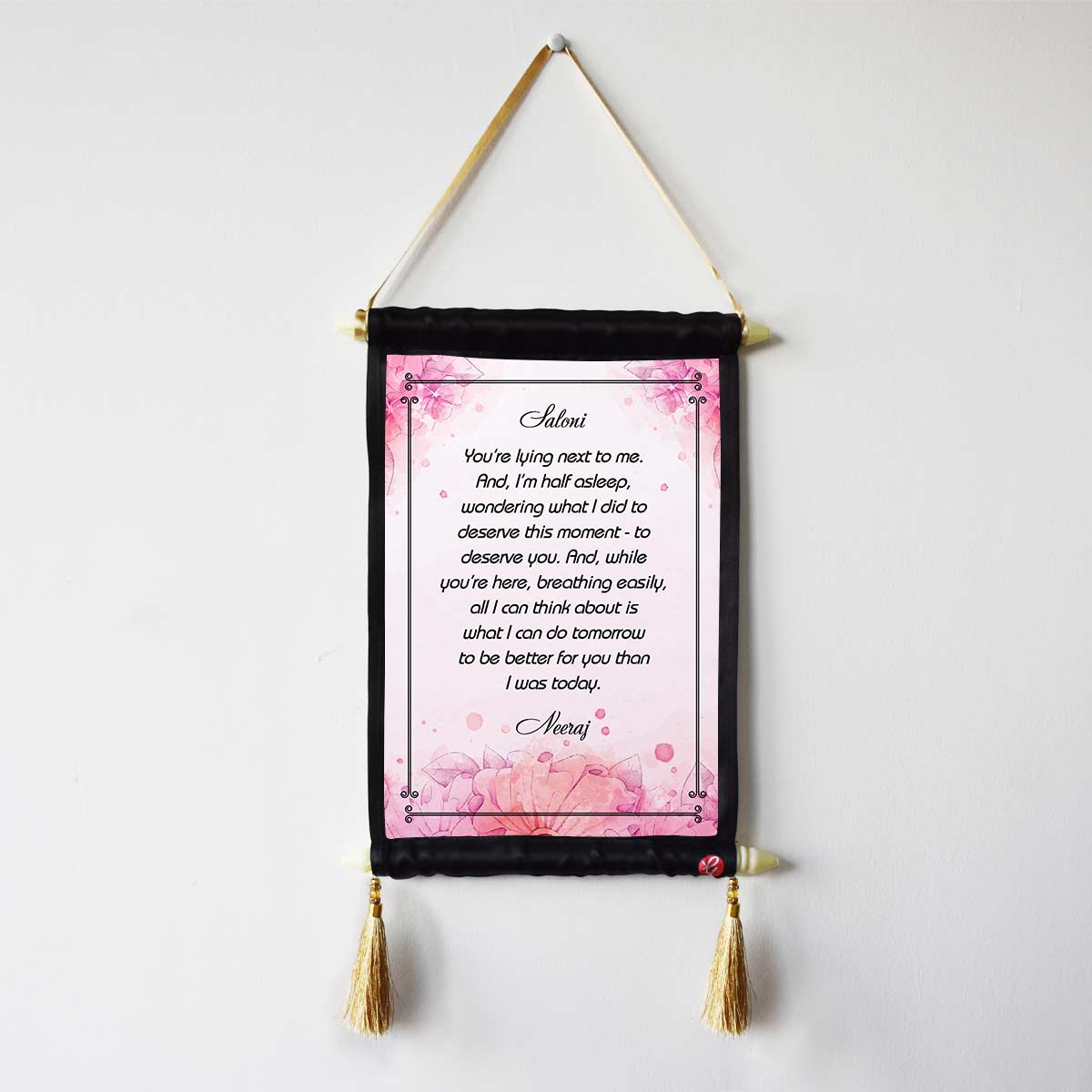 Personalised My Love for you Scroll