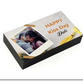 Kiss Day Unique Personalised Photo Chocolate