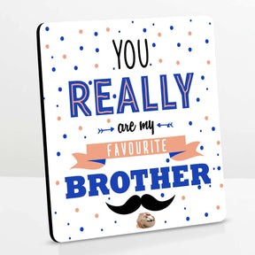 My Fav Brother Keepsake And Choco Rakhi Gift Hamper For Bro