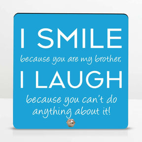 I Smile I Laugh Keepsake And Chocolate Gift Hamper For Brother