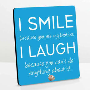 I Smile I Laugh Keepsake And Chocolate Gift Hamper For Brother