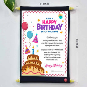 Personalised Birthday Special Scroll