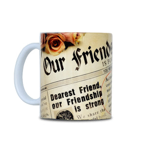 Quote Printed Coffee Mug Gift for Friendship Day