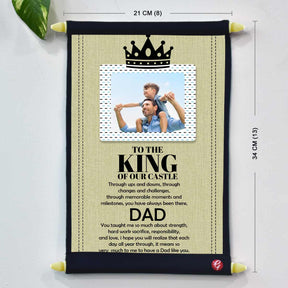 Personalised Father's Day Scroll