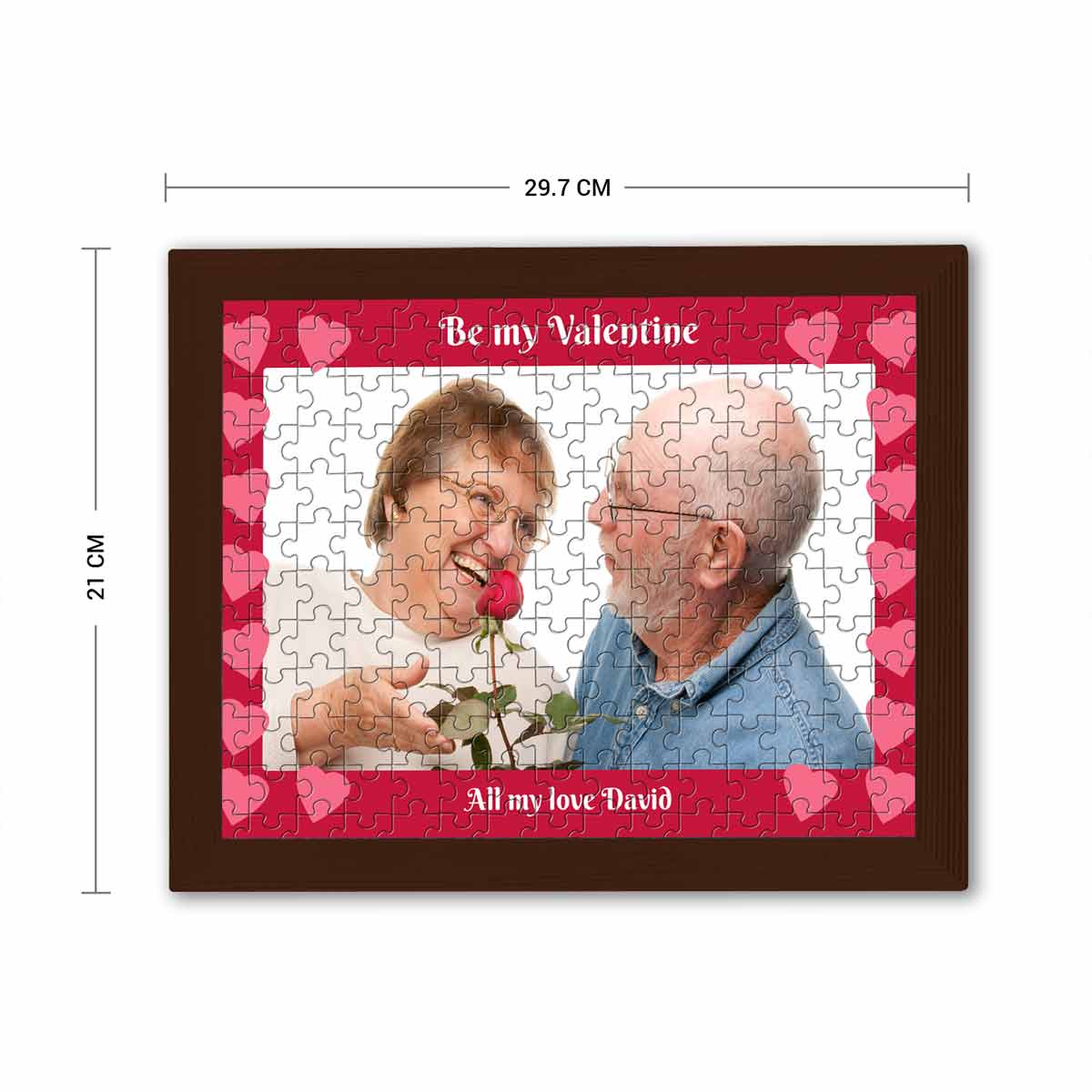 Personalised Valentine Jigsaw Keepsake