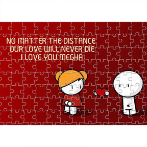 Personalised love Will Never Die Puzzle