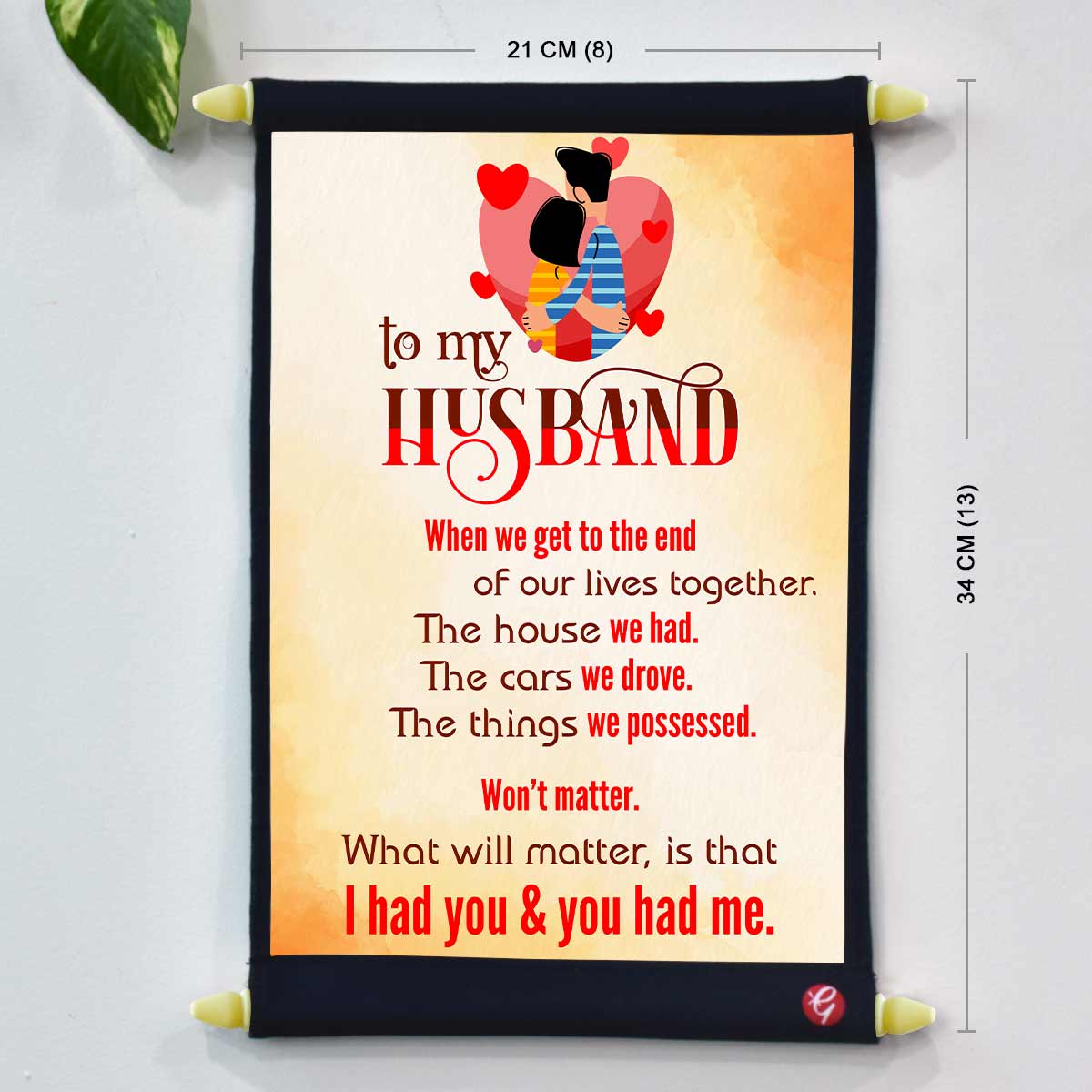 Personalised Our Lives together Scroll