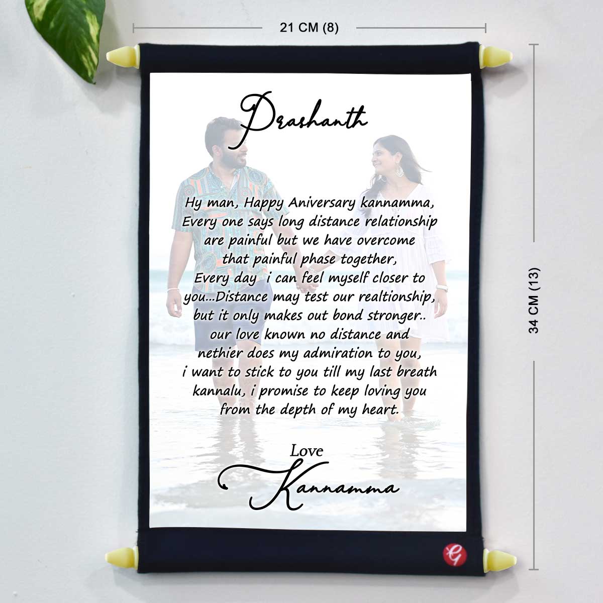 Create Your Own Personalized Message Scroll | Pyaar Ka Paigam